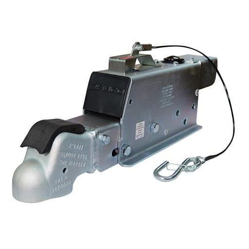Demco 8,600 lbs. Disc Brake EZ Latch Coupler Actuator with Manual Lockout, Inline Solenoid & Custom Solenoid Cover - 8665611