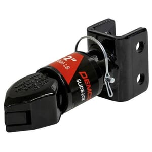 Demco Black 2" Slide-Lok Channel Mount 7,000 lbs. Coupler - 05823-81