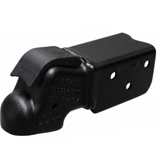 Demco Black 2" EZ-Latch Tube Mount 10, 000 lbs. Coupler - 17436-81