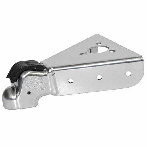 Demco Silver Bolt On 2" EZ-Latch 50º Mount 10,000 lbs. A-Frame Coupler - 16908-52