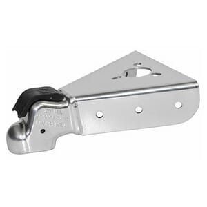 Demco Silver Bolt On 2" EZ-Latch 50º Mount 10,000 lbs. A-Frame Coupler - 16908-52