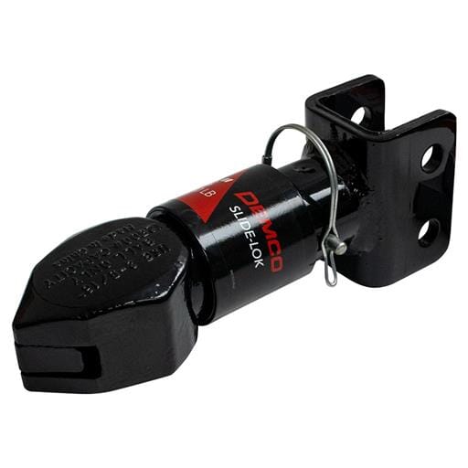 Demco Black 2-5/16" Slide-Lok Channel Mount 12,500 lbs. Coupler - 05557-81