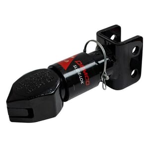 Demco Black 2-5/16" Slide-Lok Channel Mount 12,500 lbs. Coupler - 05557-81