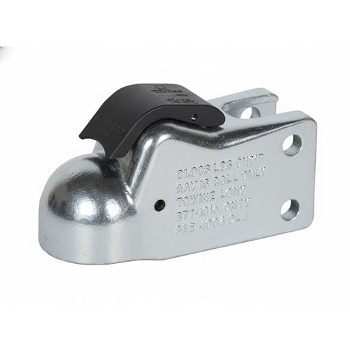 Demco Silver 2-5/16" EZ-Latch Channel Mount 21,000 lbs. Cast Coupler - 14040-52