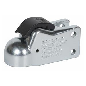 Demco Silver 2-5/16" EZ-Latch Channel Mount 21,000 lbs. Cast Coupler - 14040-52