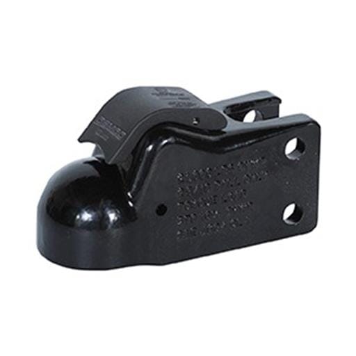 Demco Black 2-5/16" EZ-Latch Channel Mount 21,000 lbs. Cast Coupler - 14040-81