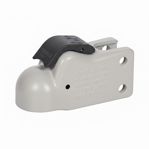Demco Primed 2-5/16" EZ-Latch Channel Mount 21,000 lbs. Cast Coupler - 14040-97