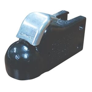 Demco Black 2-5/16" EZ-Latch Channel Mount 21,000 lbs. Cast Coupler - 15791-81