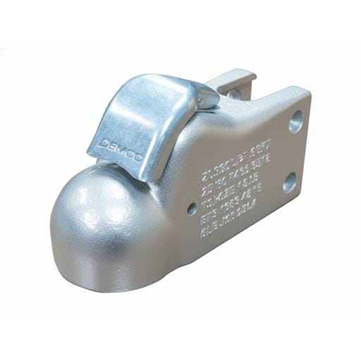 Demco Silver 2-5/16" EZ-Latch Channel Mount 21,000 lbs. Cast Coupler - 15791-52
