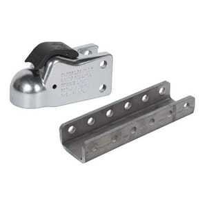 Demco Silver 2-5/16" EZ-Latch 21,000 lbs. Cast Coupler with 12" Channel - 6124-52