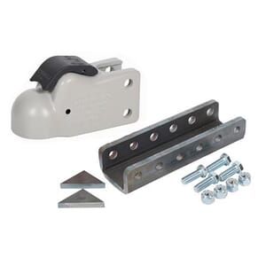 Demco Primed 2-5/16" EZ-Latch 21,000 lbs. Cast Coupler with 12" Channel & Hardware - 6125-97