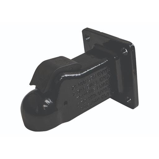 Demco Black 2-5/16" EZ-Latch Flat Mount 21,000 lbs. Coupler - 15923-81