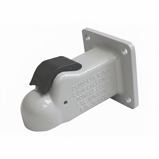 Demco Primed 2-5/16" EZ-Latch Flat Mount 21,000 lbs. Coupler - 15923-97
