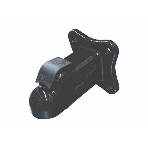 Demco Black 2-5/16" EZ-Latch Flat Mount 25,000 lbs. Coupler - 17415-81