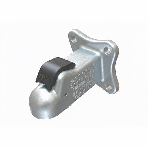 Demco Zinc 2-5/16" EZ-Latch Flat Mount 25,000 lbs. Coupler - 17415-95
