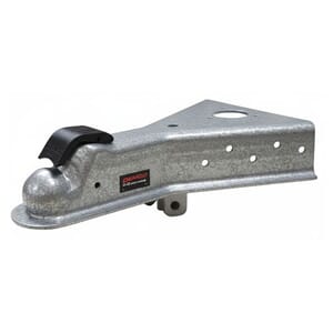 Demco Zinc 2-5/16" EZ-Latch A-Frame 21,000 lbs. Coupler with Chain Anchors - 16680-95