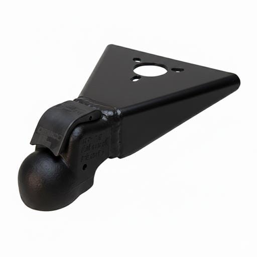 Demco Black 2-5/16" EZ-Latch Weld-on A-Frame 21,000 lbs. Coupler - 17063-81