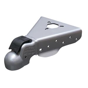 Demco Silver 2-5/16" EZ-Latch Cast A-Frame 21,000 lbs. Coupler - 17500-52