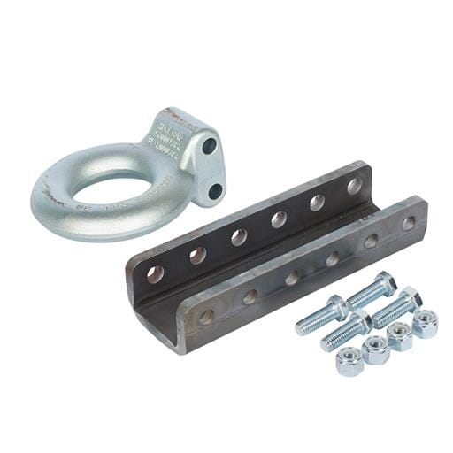 Demco Silver 3" 25,000 lbs. Tow Ring with 12" Channel and Hardware - 6135-52