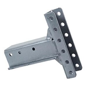 Demco Silver 3" Tube 12,000 lbs. Bolt-On Channel Mount - 13867-52