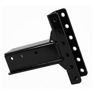 Demco Black 3" Tube 12,000 lbs. Bolt-On Channel Mount - 13867-81