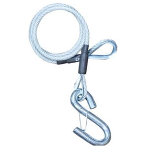 Demco 60" S-Hook Clear 7,000 lbs. Trailer Safety Cable - 17642