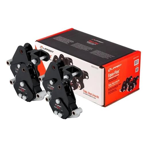 Lippert® Equa-Flex Rubberized Equalizer Short Triple Axle Kit, 5,000-8,000-lb. Axles - 2024115101