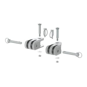 Curt Rambler Heavy-Duty 3-Lug Shackle Ends, 2 Pack - 70011