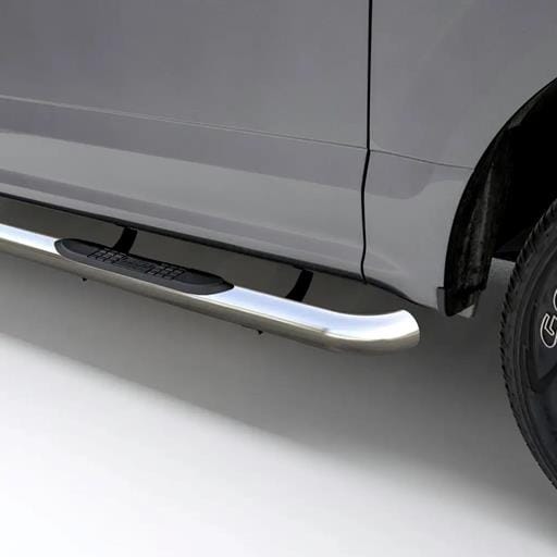 Aries 3" Round Polished Stainless Side Bars, Select Mazda B-Series, Ford Ranger - 203033-2