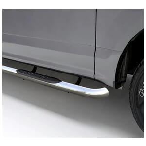 Aries 3" Round Polished Stainless Side Bars, Select Silverado, Sierra 1500, 2500, 3500 - 204013-2