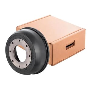 Lippert® Short Trailer Brake Drum, 10,000-lb. Axles, 12-1/4" Brake Size, 3-3/8" Width - 2025013491