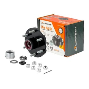 Lippert® Idler Hub Complete Kit with Installed Bearings, 4,400-lb. Axles - 2025013498