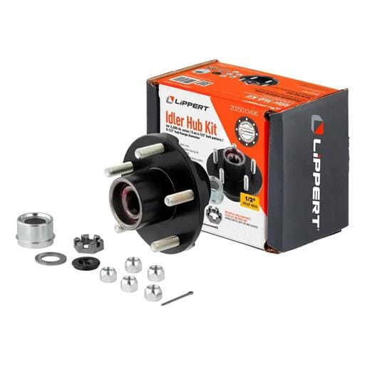 Lippert® Idler Hub Complete Kit with Installed Bearings, 2,200-lb. Axles - 2025013496