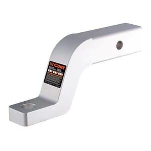 Curt Aluminum Ball Mount (2" Shank, 8,000 lbs, 4" Drop, 8-1/2" Long) - 45381