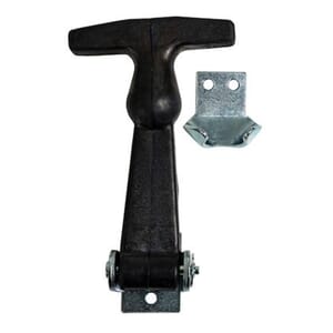 Buyers Products 4-7/8 Inch Easy Grip Rubber Hood Catch With U-Bracket - WJ201U