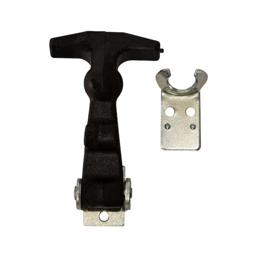 Buyers Products 4 Inch Easy Grip Rubber Hood Catch With Bracket - WJ195