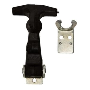 Buyers Products 4 Inch Easy Grip Rubber Hood Catch With Bracket - WJ195