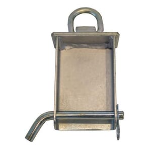 Buyers Products Stake Pocket 3/8 Inch Forged D-Ring (Zinc Plated) - B32SPZ