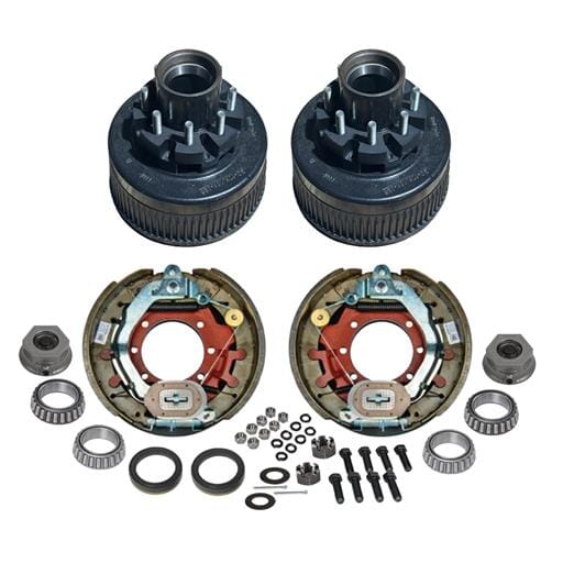 8-6.5" Bolt Circle 5/8" Studs 12,000 lbs. TruRyde® Trailer Axle Electric Brake Kit - BK12KELE
