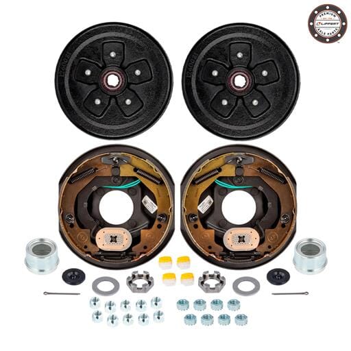 5-4.5" Bolt Circle 3,500 lbs. Lippert® Pre-Greased Trailer Axle Electric Brake Kit - PGBK545ELE-LCI