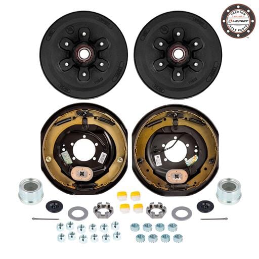 6-5.5" Bolt Circle 5,200 lbs. Lippert® Pre-Greased Trailer Axle Electric Brake Kit - PGBK13ELE-LCI