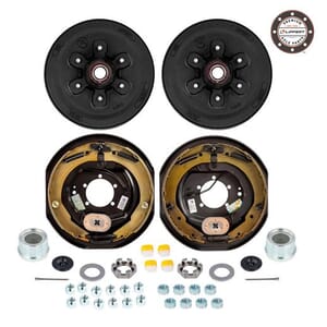 6-5.5" Bolt Circle 5,200 lbs. Lippert® Pre-Greased Trailer Axle Electric Brake Kit - PGBK13ELE-LCI