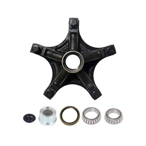 TruRyde® 5-9.40" Trailer Hub for a 6,000 lbs. Mobile Home Trailer Axle Kit - MHI122458RCBK