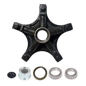 TruRyde® 5-9.40" Trailer Hub for a 6,000 lbs. Mobile Home Trailer Axle Kit - MHI122458RCBK
