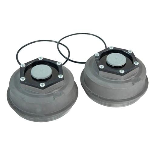 Lippert® Trailer Axle Threaded Dust Cap, 10,000-16,000 lb., 4” diameter, Grease - 2024055281