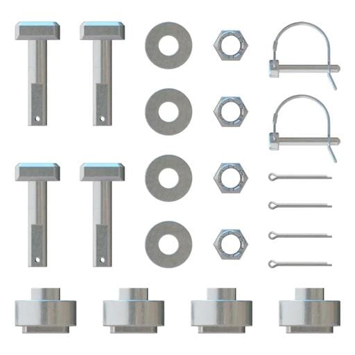 Curt Replacement Handle Hardware for Puck System Adapter, Select Chevy, Ford, GMC - 19113