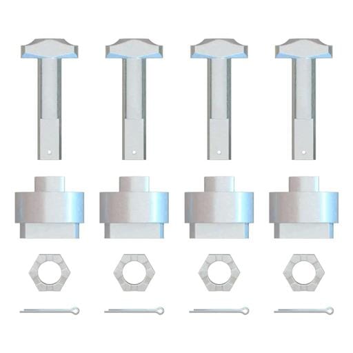 Curt Replacement Handle Hardware for Puck System Adapter, Select Ram 2500, 3500 - 19115