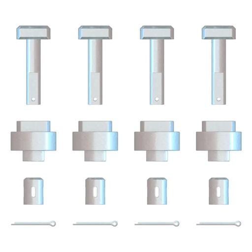 Curt Replacement Handle Hardware for Puck System Adapter, Select Silverado, Sierra - 19117