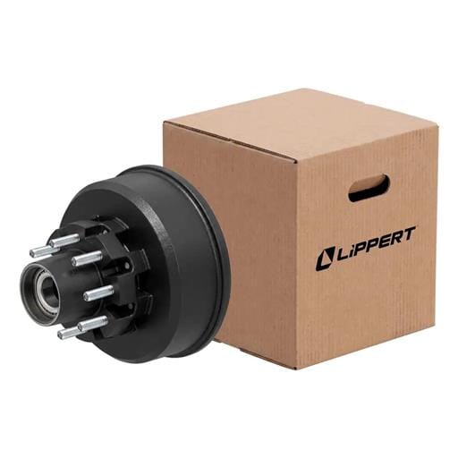 Lippert® 12-1/4" Threaded Hub with Installed Bearing Kit, 10,000-lb. Axles - 2025048471