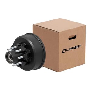 Lippert® 12-1/4" Threaded Hub with Installed Bearing Kit, 10,000-lb. Axles - 2025048471